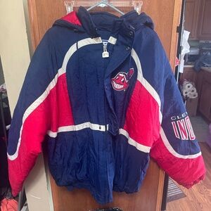 vintage 90's Logo Athletic Cleveland Indians Jacket sz XL